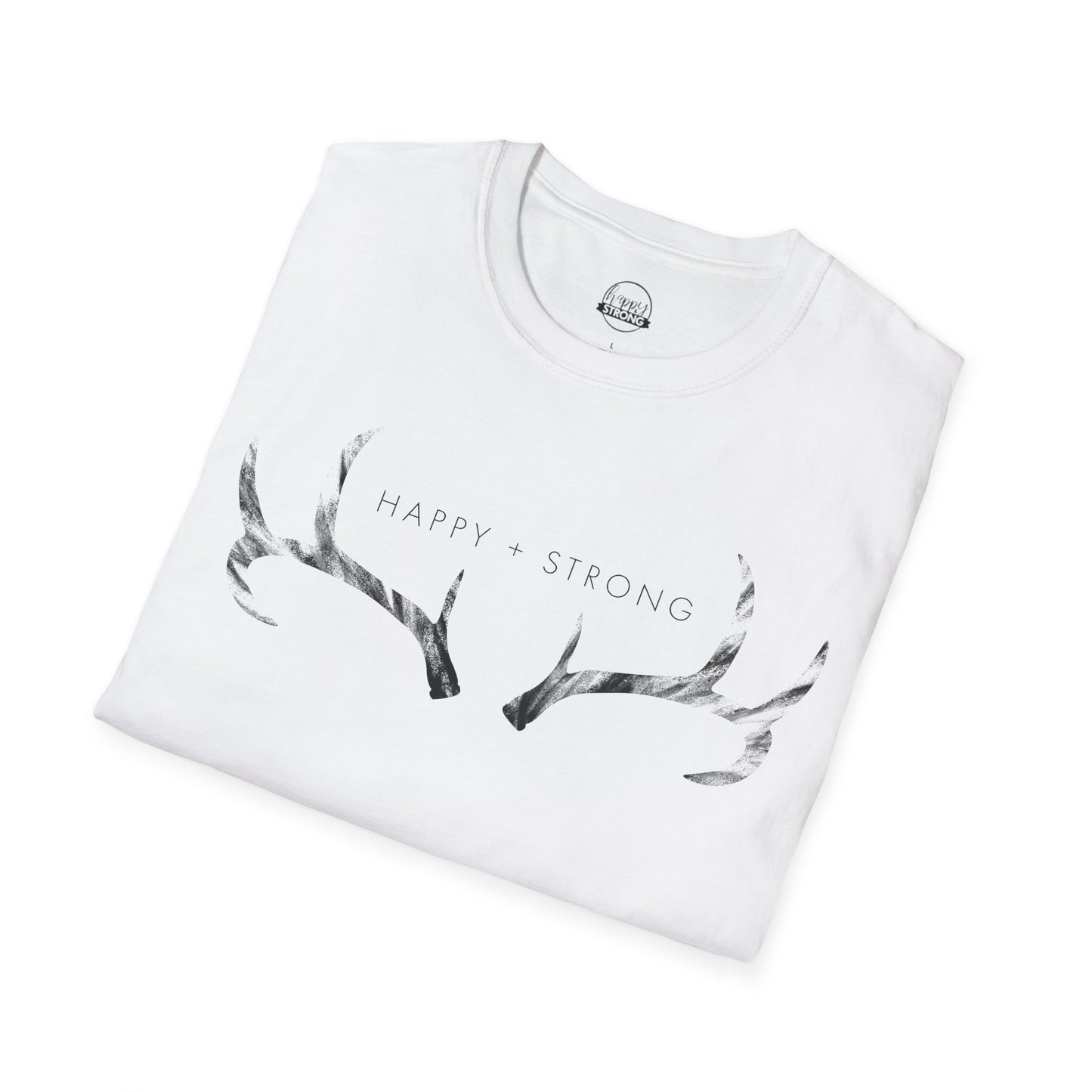 Happy & Strong Antlers Tee