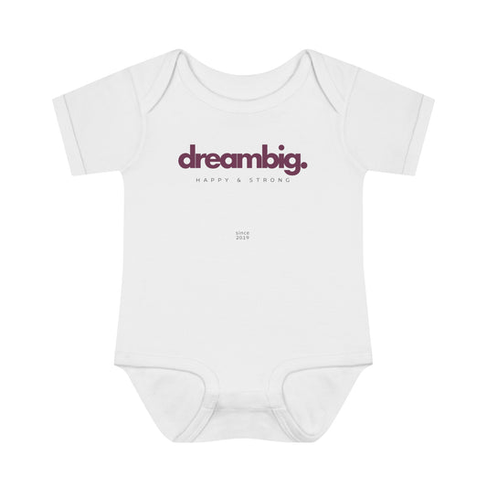 Dream Big Infant Baby Rib Bodysuit