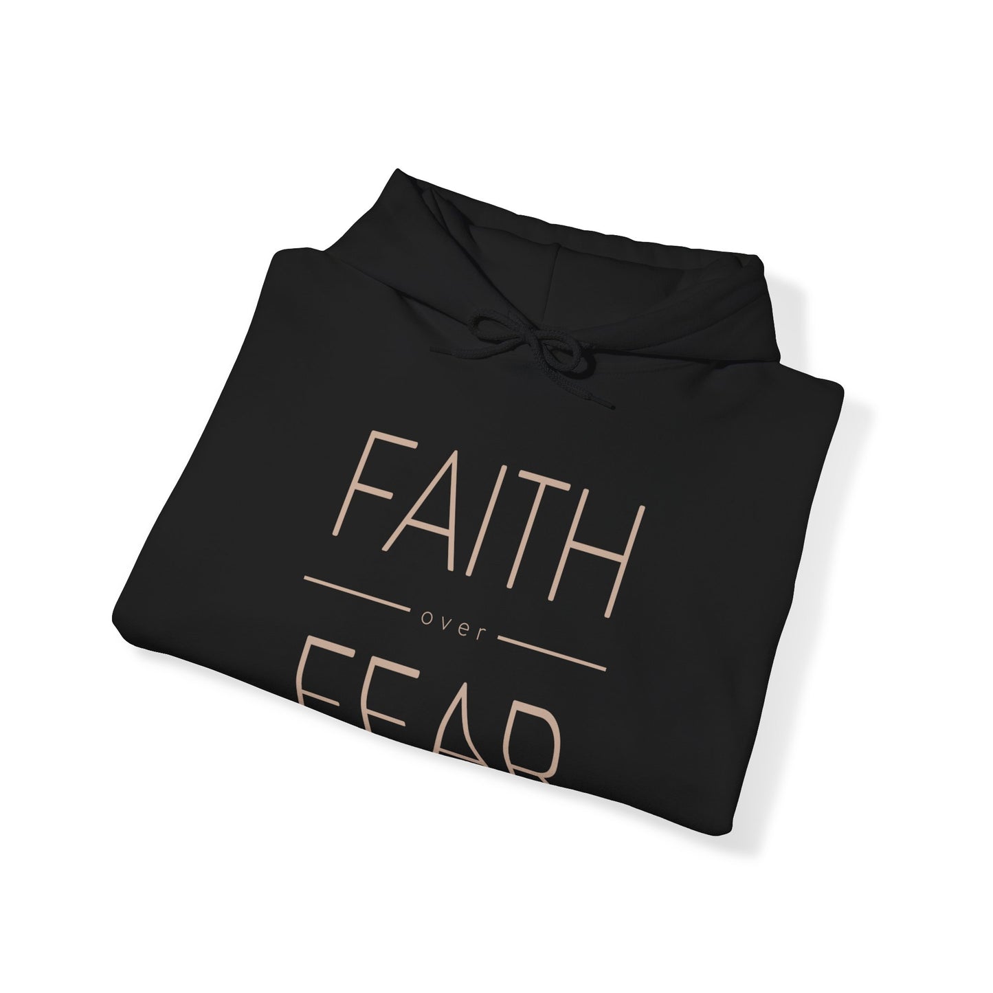 Faith Over Fear Men's Heavy Blend™ Hooded Sweatshirt