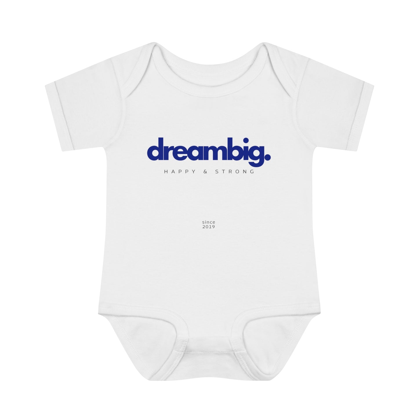 Dream Big Infant Baby Rib Bodysuit