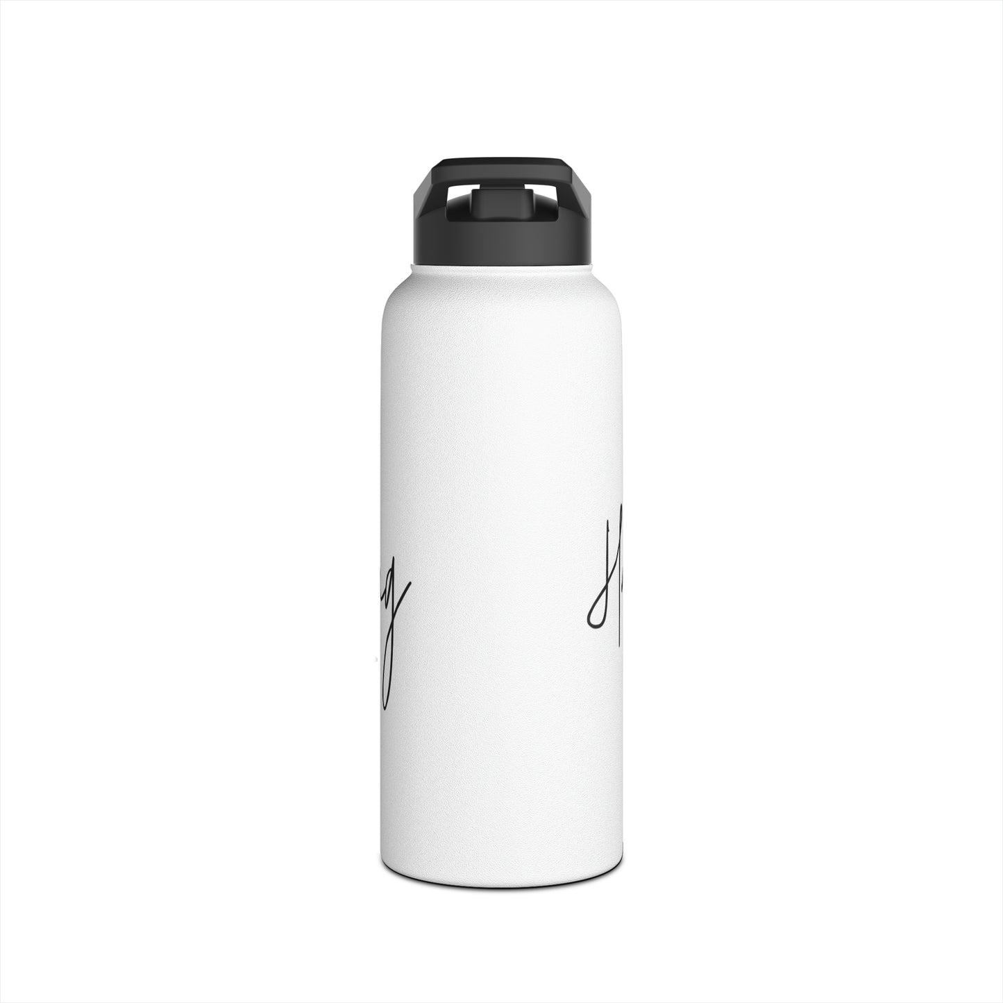 Happy & Strong Stainless Steel Water Bottle, Standard Lid