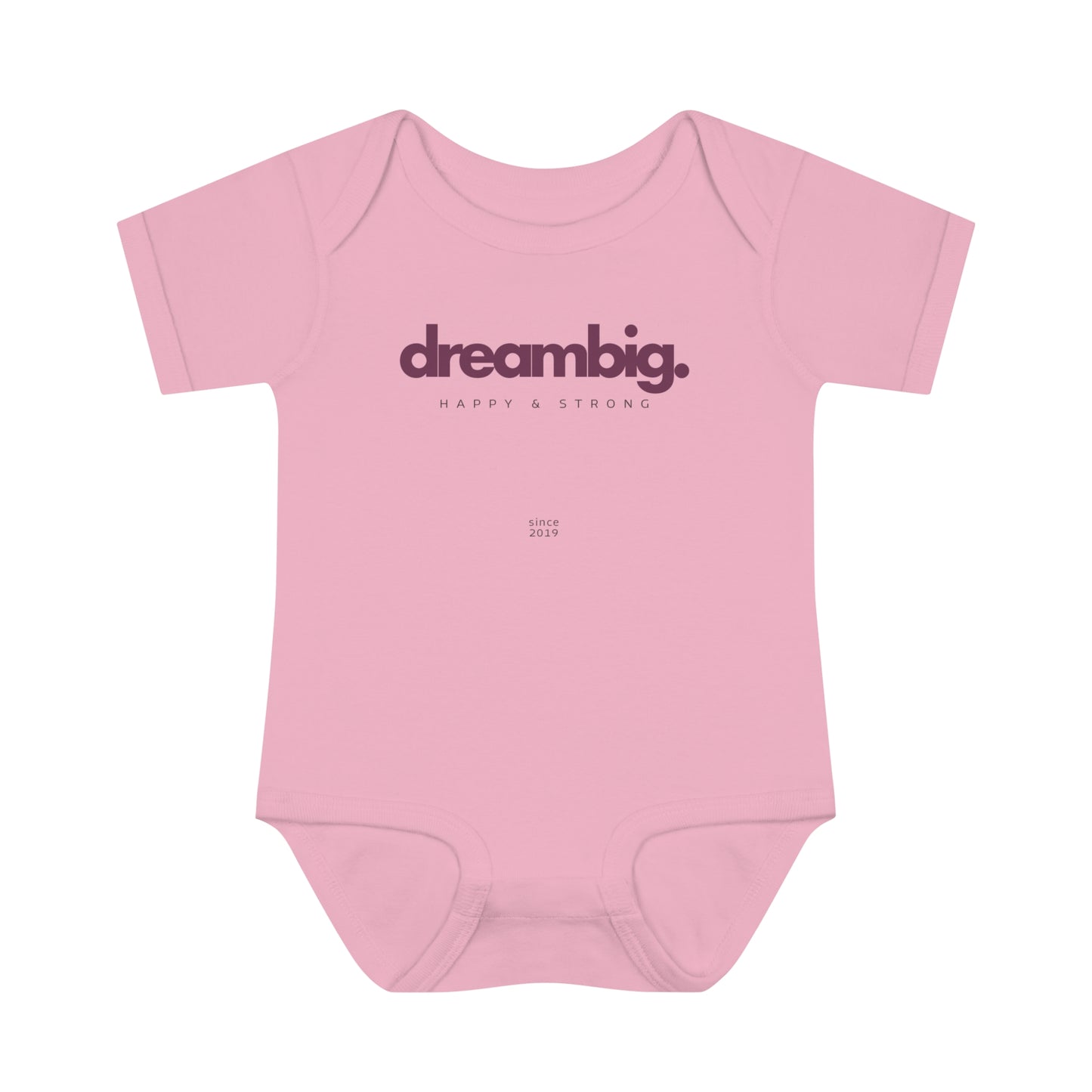 Dream Big Infant Baby Rib Bodysuit