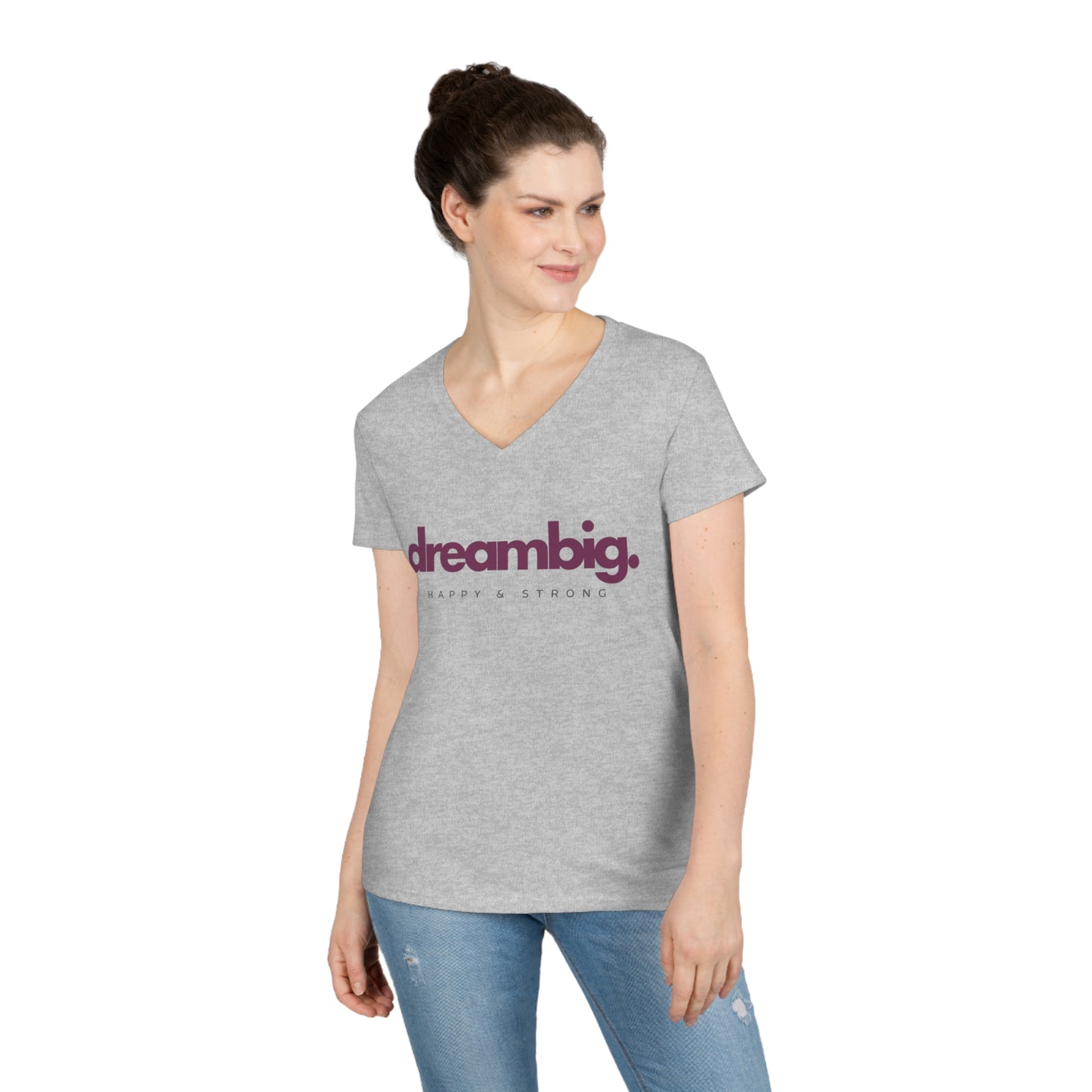 Dream Big Ladies' V-Neck T-Shirt