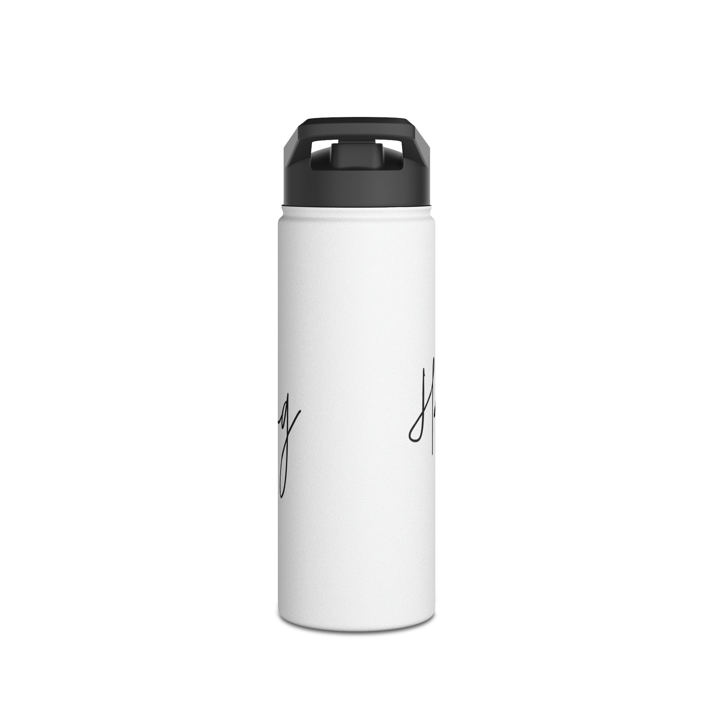 Happy & Strong Stainless Steel Water Bottle, Standard Lid