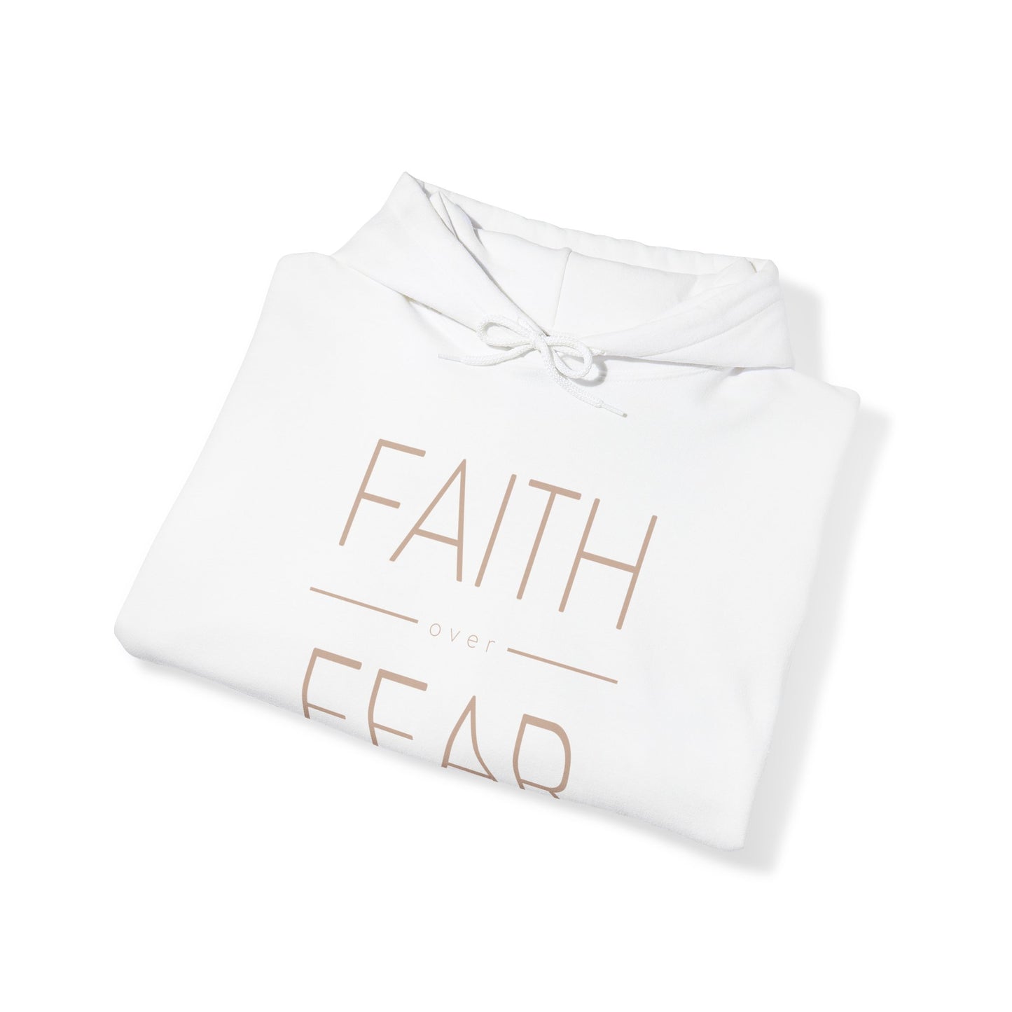 Faith Over Fear Men's Heavy Blend™ Hooded Sweatshirt