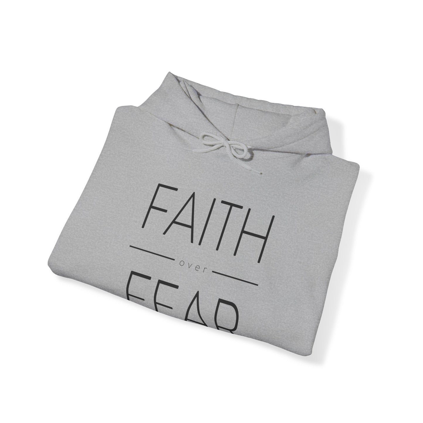 Faith Over Fear Men's Heavy Blend™ Hooded Sweatshirt