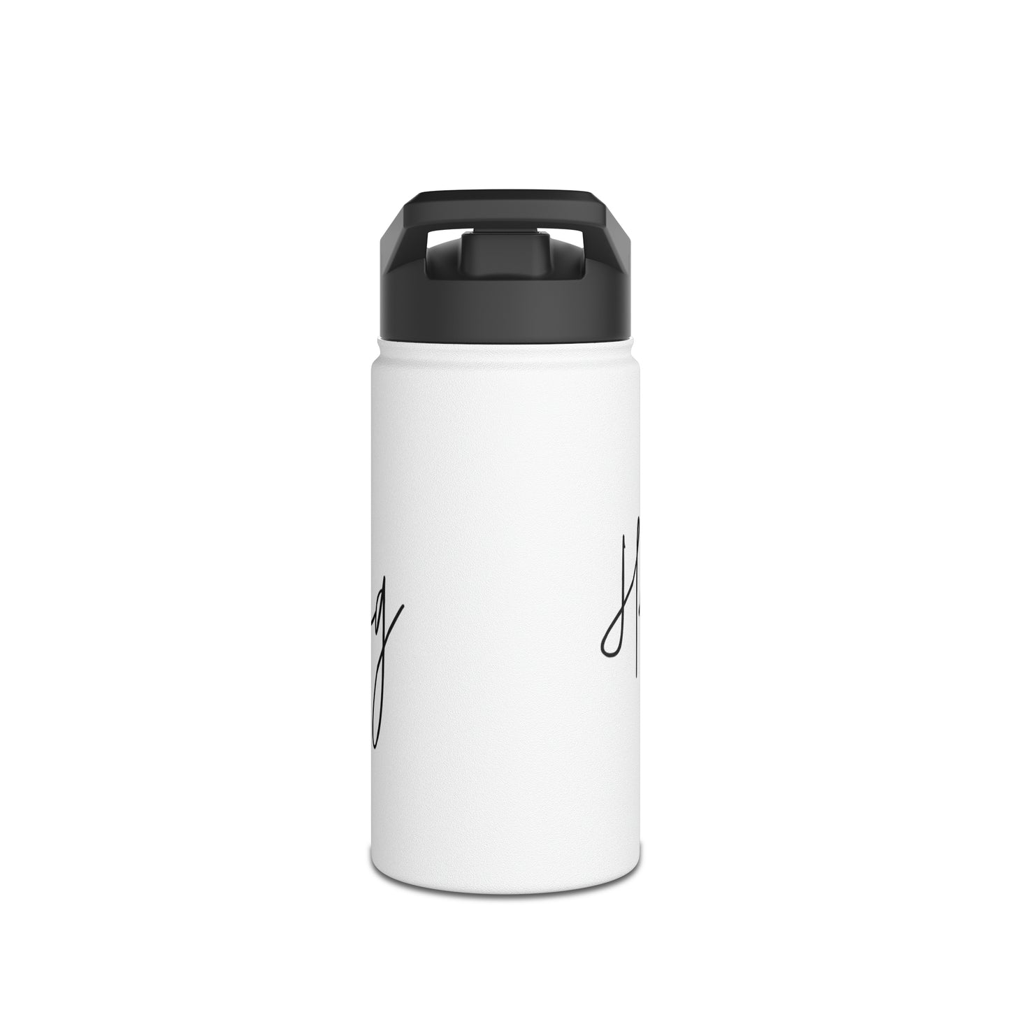 Happy & Strong Stainless Steel Water Bottle, Standard Lid