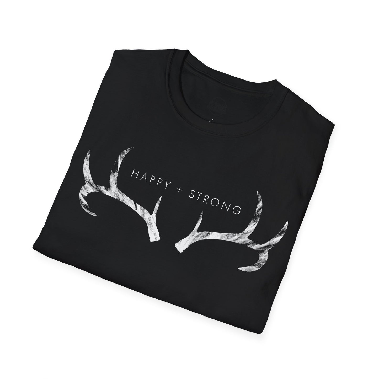 Happy & Strong Antlers Tee