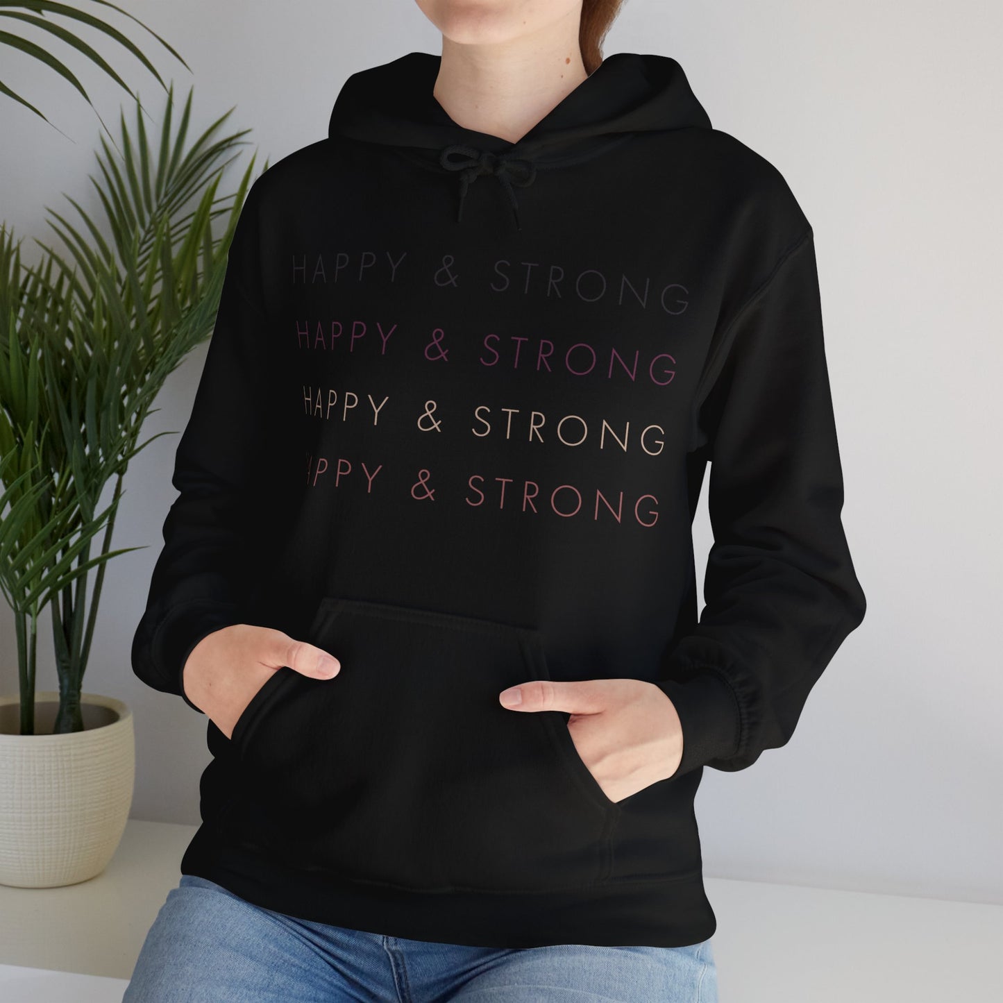 Happy & Strong on Repeat Women's Heavy Blend™ Hooded Sweatshirt