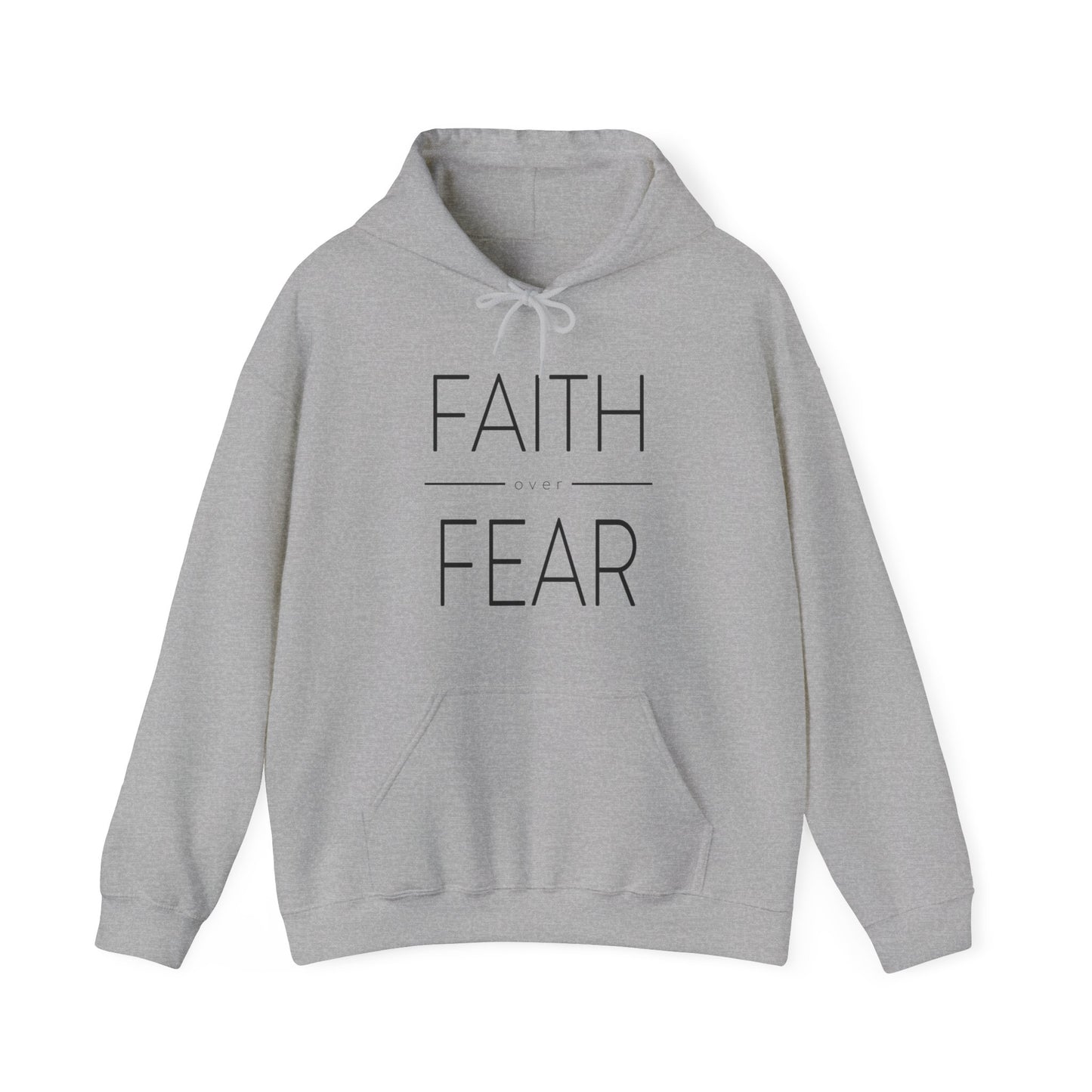 Faith Over Fear Men's Heavy Blend™ Hooded Sweatshirt