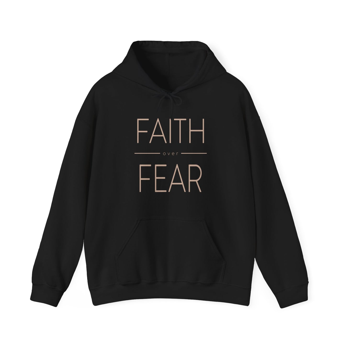 Faith Over Fear Men's Heavy Blend™ Hooded Sweatshirt