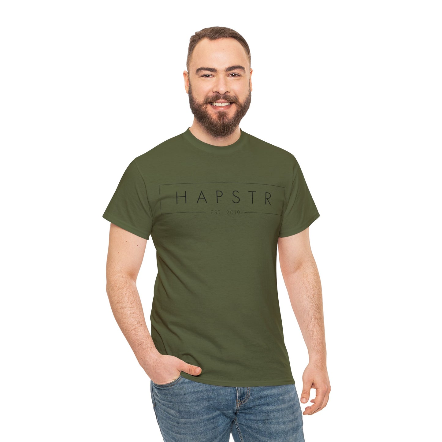 HAPSTR Men's Heavy Cotton Tee