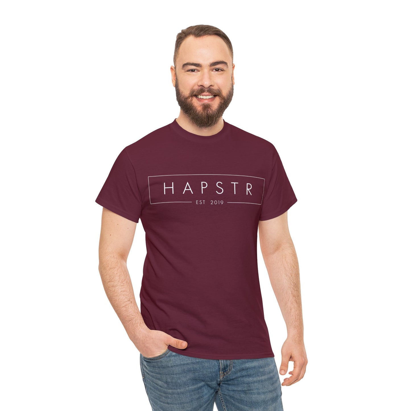 HAPSTR Men's Heavy Cotton Tee